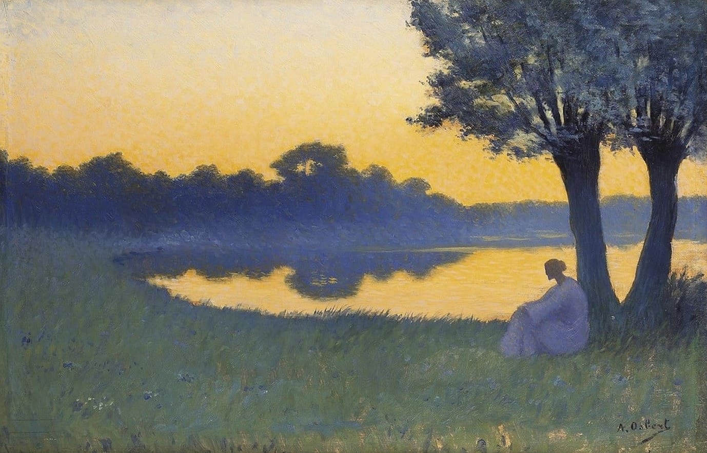 Художник Alphonse Osbert (1857 – 1939). Тайна античной ночи