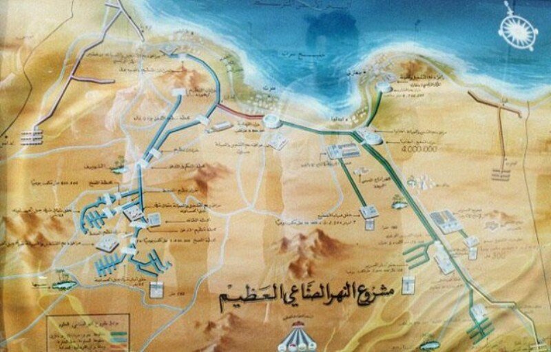 Великая рукотворная река в Ливии