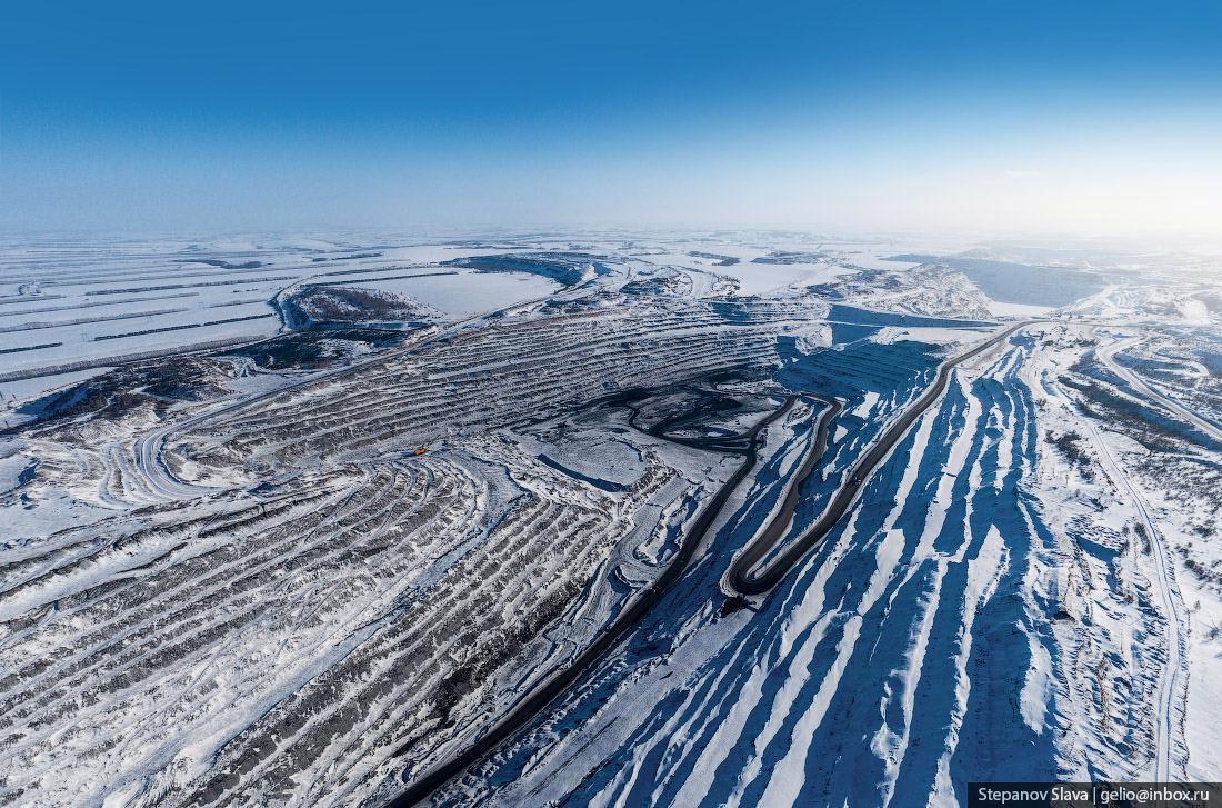 Зимний Кузбасс — главный угольный регион России (65 фото)