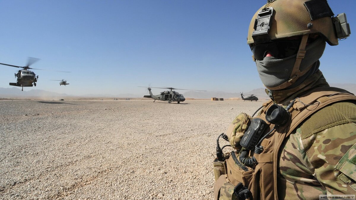 SAS в Афганистане. Фото The Times. На этот раз вертолётов за ними не прислали.