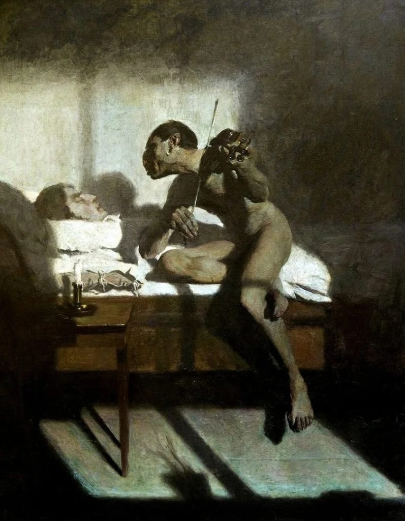 Эдвард Окунь «Смерть Паганини», 1898 год (история одной картины)