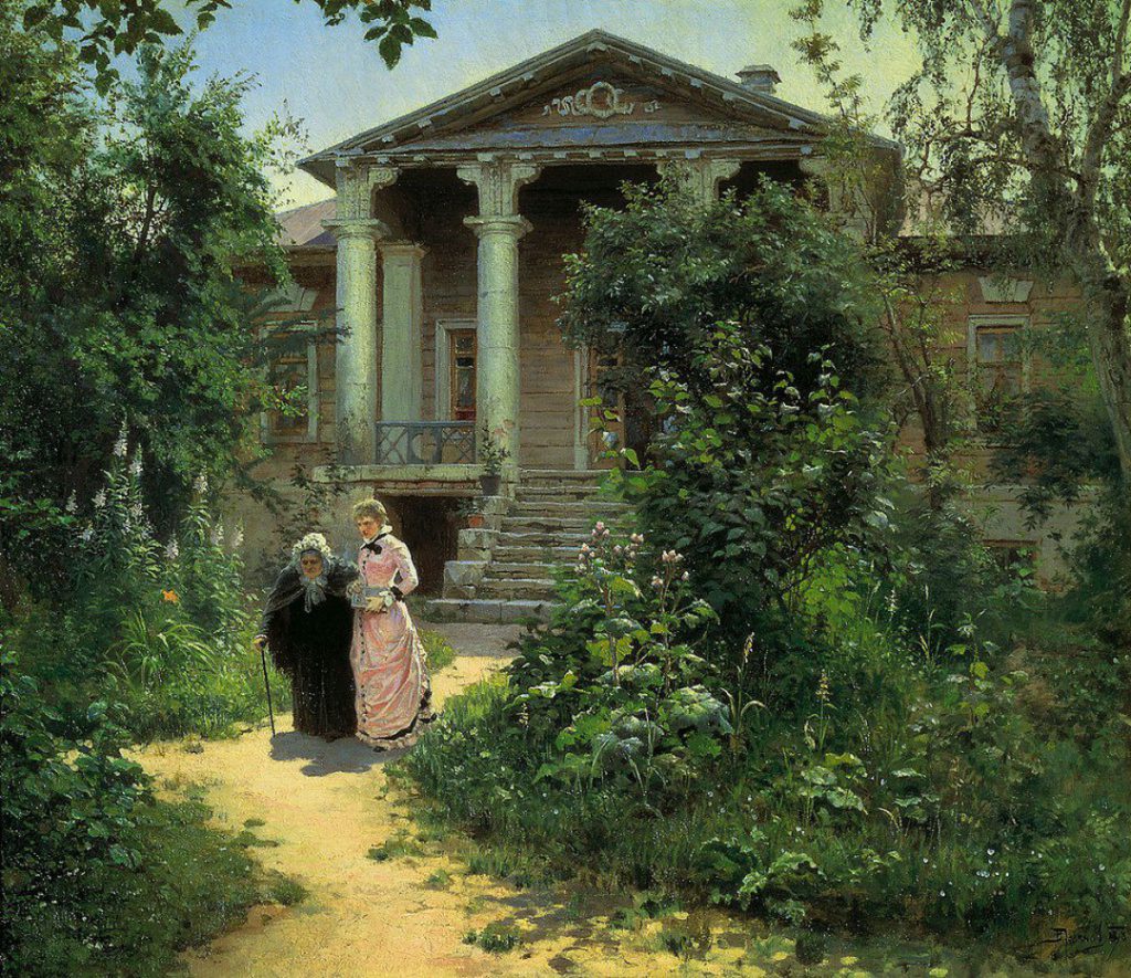 «Бабушкин сад» Василий Поленов, 1878 год