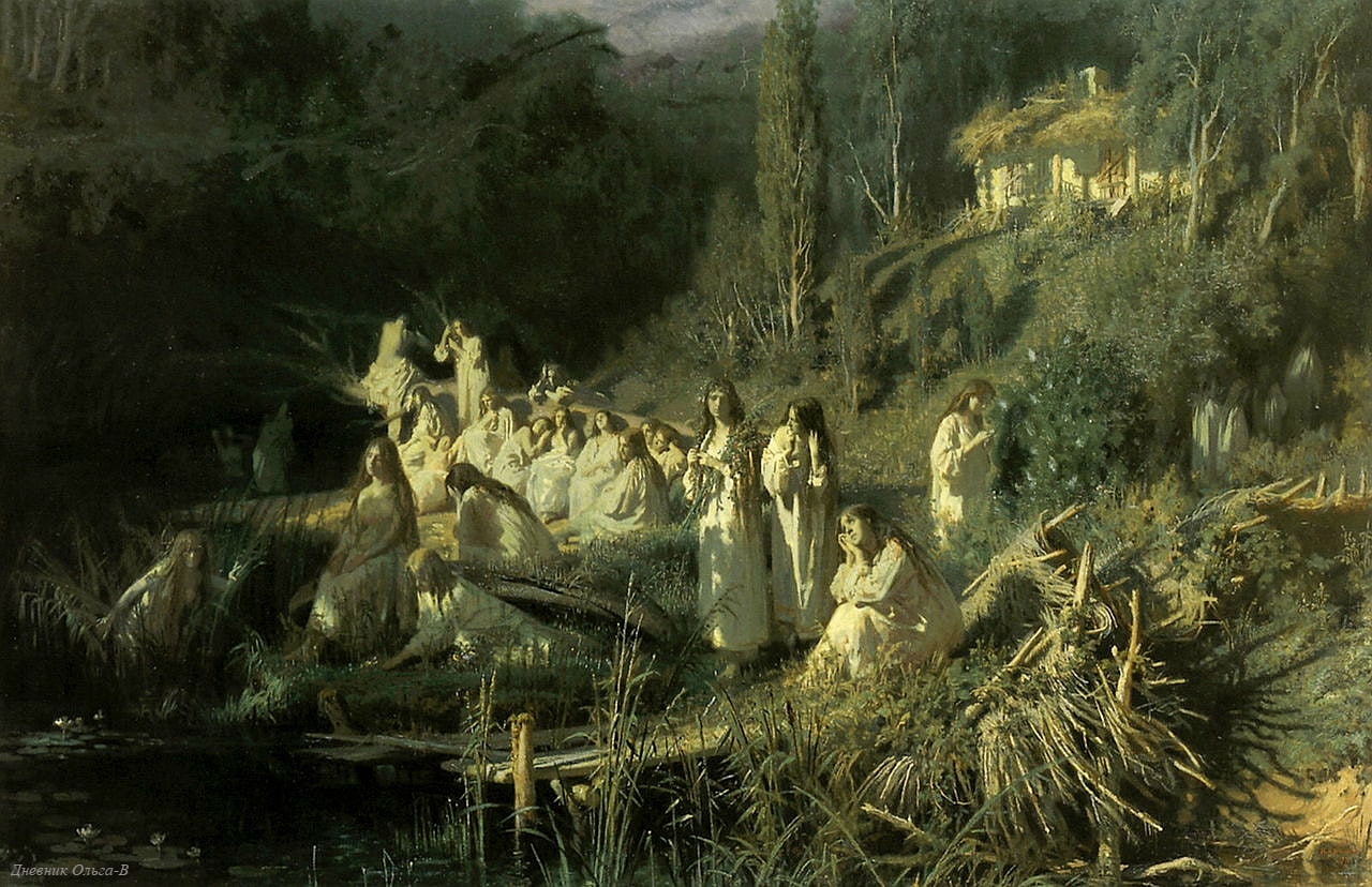 «Русалки», Крамской Иван Николаевич, 1871 год (картины с историей)