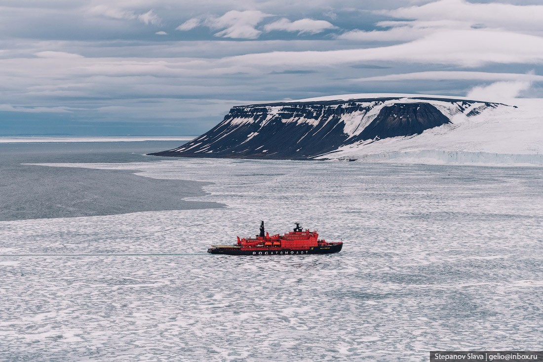 северный полюс, круиз, ледокол