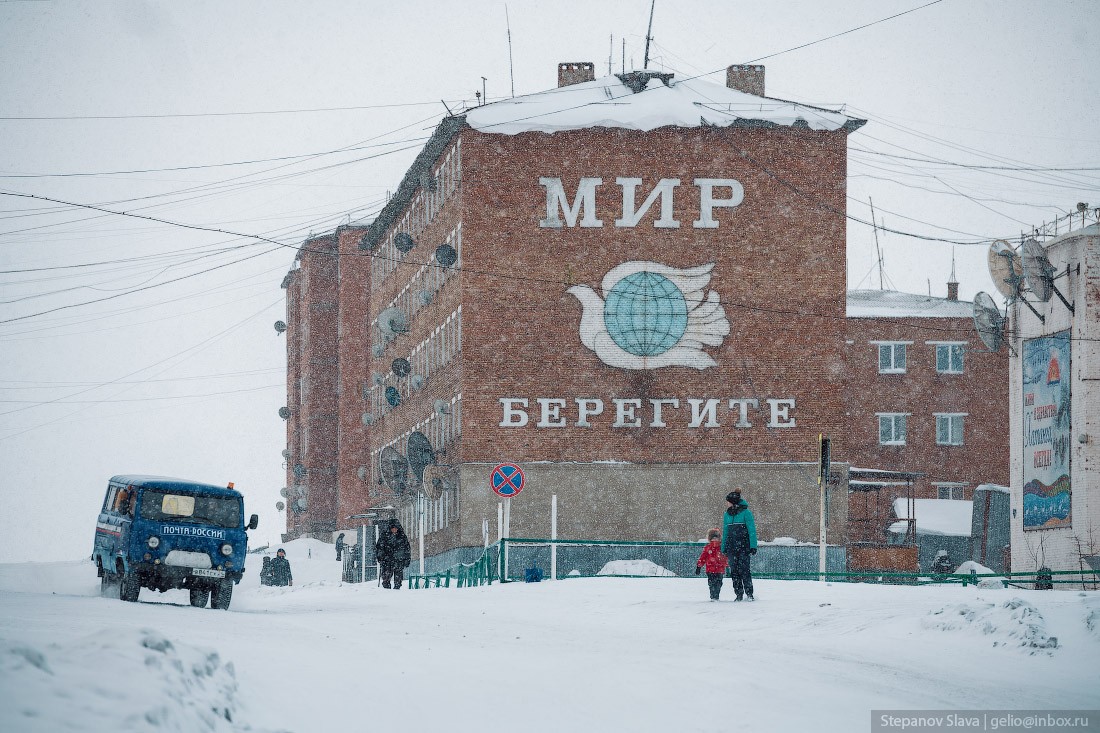 хатанга, зимний, берегите мир