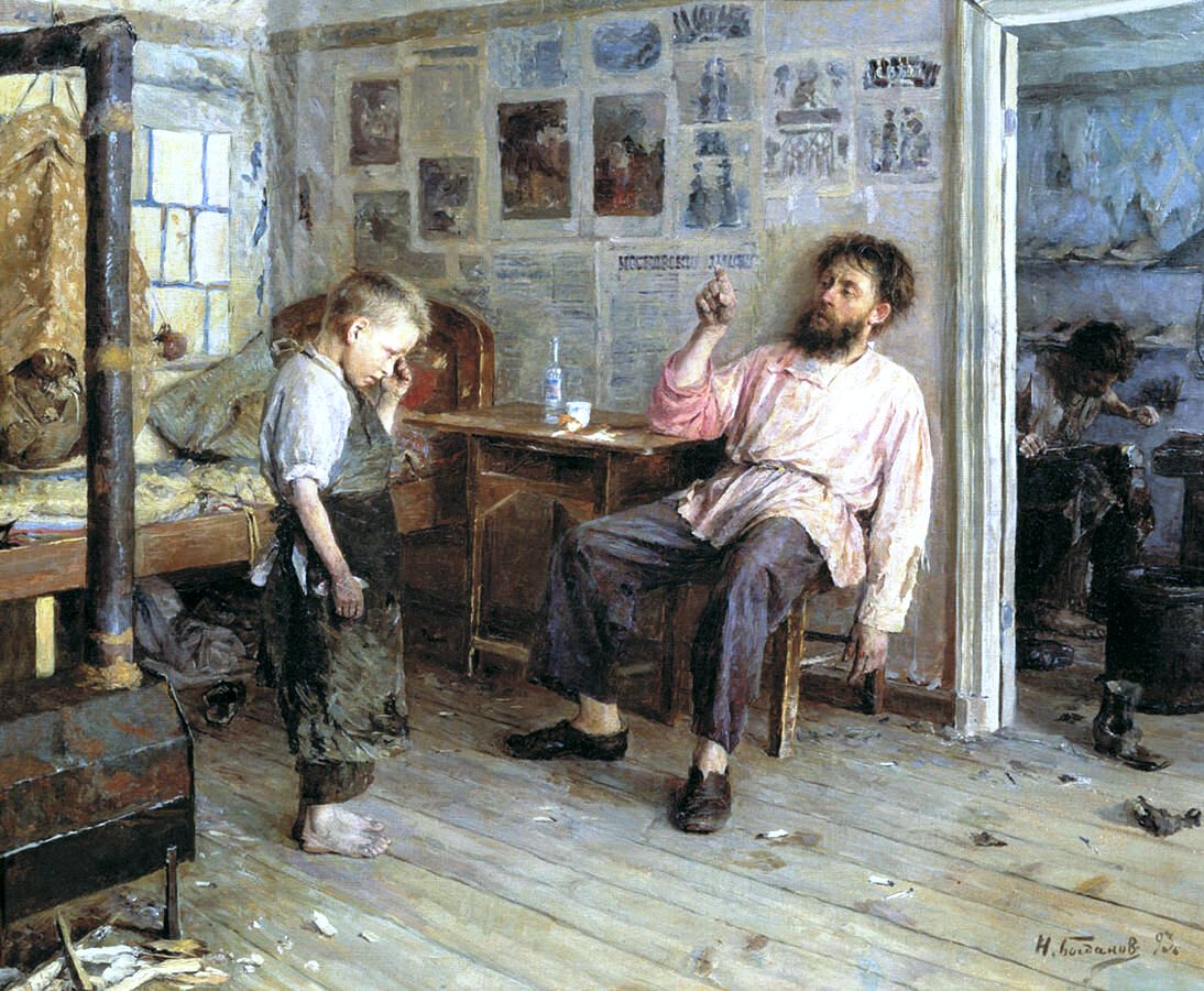 Иван Богданов «Новичок», 1893 год. (картины с историей)