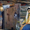 Михаил Нестеров «За приворотным зельем», 1888 год. (картины с историей)