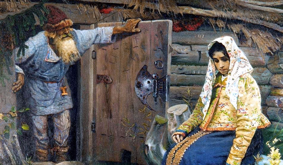 Михаил Нестеров «За приворотным зельем», 1888 год. (картины с историей)