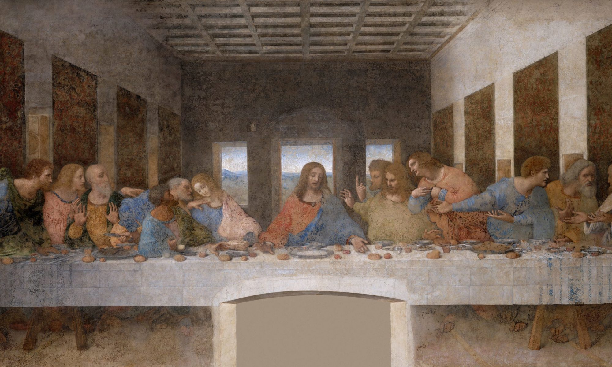 «Тайная вечеря», Леонардо да Винчи, 1495-1498 годы. (картины с историей)