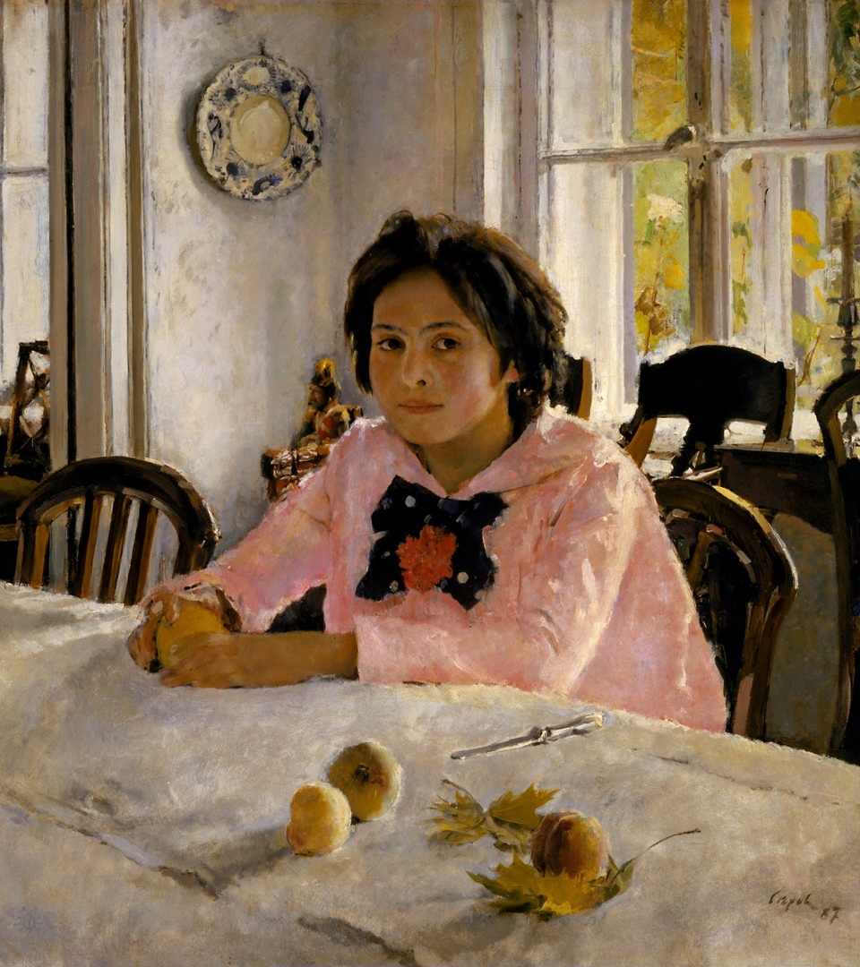 Валентин Серов, «Девочка с персиками», 1887 год