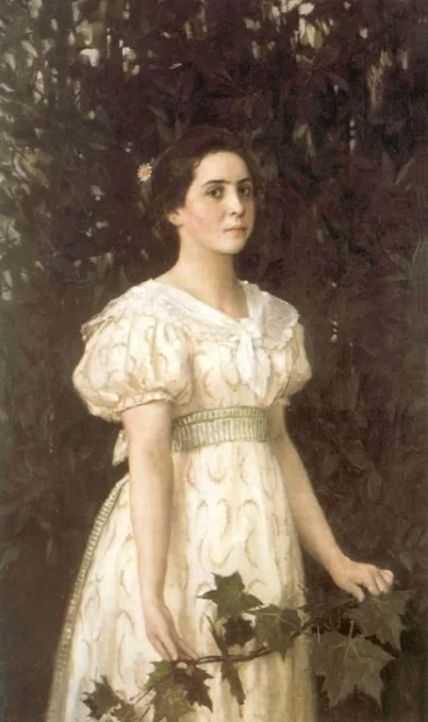 В. Васнецов. Девушка с кленовой веткой, 1896 г.