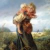 Константин Маковский, «Дети, бегущие от грозы», 1872 год (картины с историей)