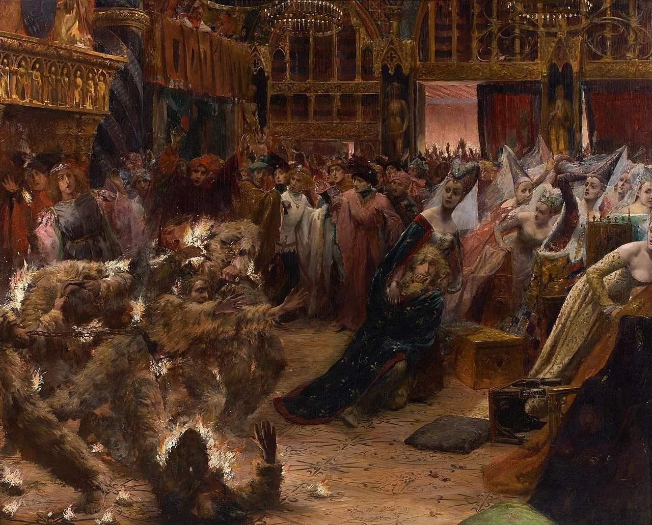 Бал «объятых пламенем»: как Карл VI окончательно сошел с ума